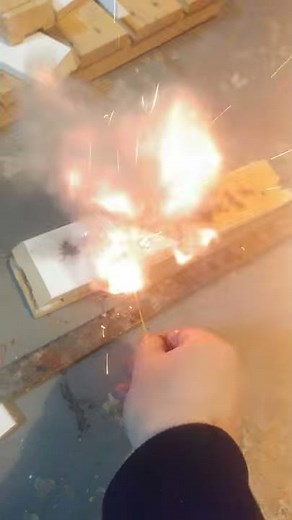 40mg flash powder KMnO4/MG