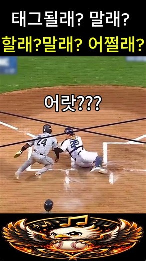 페라자 태그 할래말래 ㅋㅋ최종 #야구 #한화이글스 #kbo