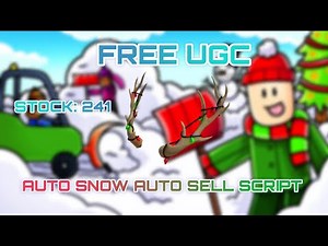 [SNEOW OFFLINE] Snow Collection Simulator! ❄️ Script - Auto collect snow Auto sell