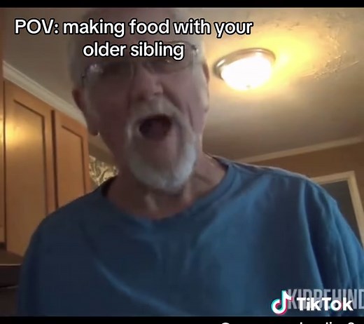 Making Food with Your Older Sibling: A Fun POV