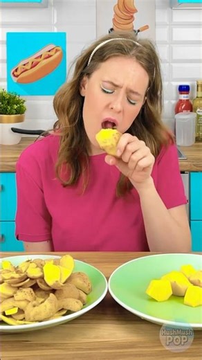 Smart Veggie & Fruit Peeler-Spiralizer 🥭 Genius Kitchen Hack! #shorts #DIY #kitchen #gadget #food