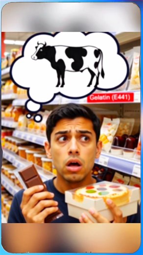 Shock! Even Cake Is Not Fully Vegetarian! | Gelatin Truth #telugufacts #telugushorts #facts #shorts