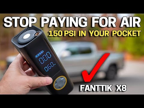 CRAZY Fast Pocket Inflator - Tested on Everything that Inflates! Fanttik X8 Apex