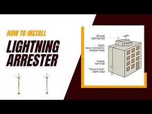 how to install lightning arrester on building | lightning arrester in a building