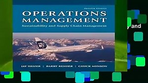 [FREE] Operations Management: Sustainability and Supply Chain Management
