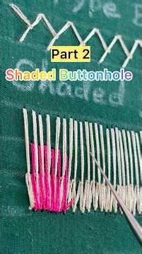 Aari Shaded Buttonhole Stitch #shorts #viral #trending #shortsfeed #aariwork #handembroidery #art