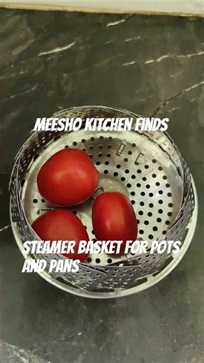 🍜stainless steel vegetable steamer🍜#kitchen #meesho #unique#products