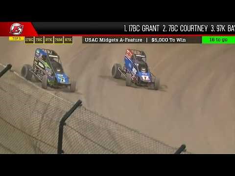 USAC National Midget “4-Crown Nationals” Highlights | Eldora Speedway 9.22.18