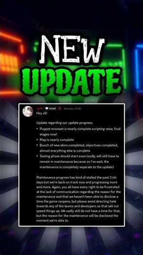 Bite By Night Just Got a HUGE Update Regarding The Maintenance! #roblox #bitebynight #bbn