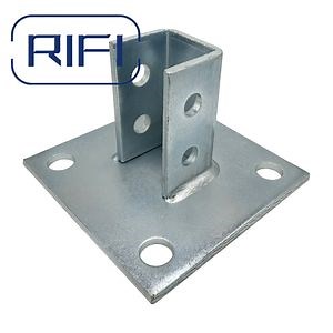 [Hot Item] Diagonal Mount Post Base HDG Gi Spraying Technology Unistrut Fittings Post Base