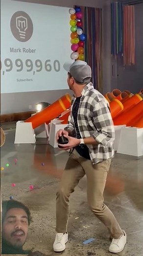 Mark rober 40 million subscribe complete Grand calibration 🎉🎉😯