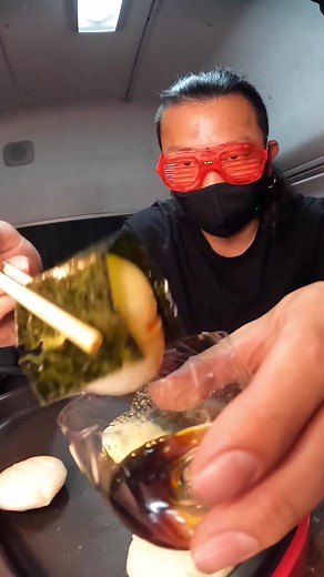 Truck Driver ASMR Cooking in Japan: Eating in the Cabin