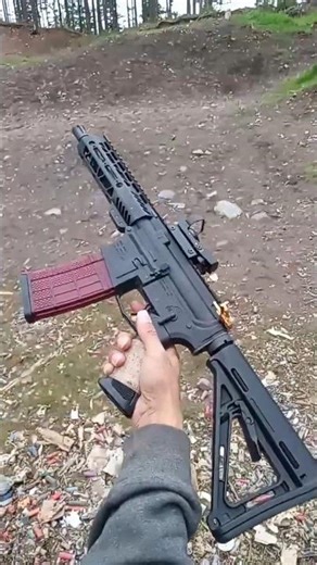 1ST PERSON POV: AR-15 PISTOL WITH RED DOT SIGHT (7.5" .300 BLACKOUT) #300BLK #SBR