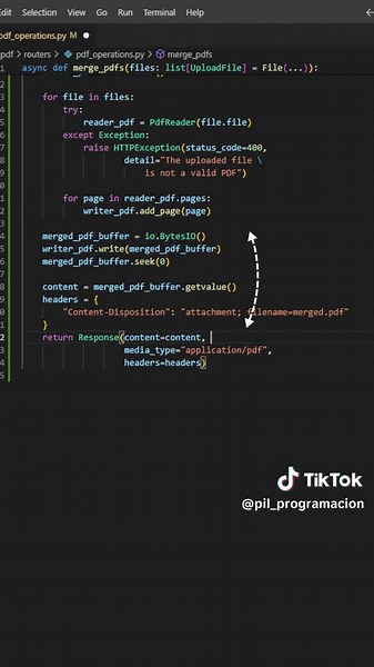 Aprende a unir archivos PDF con Python y FastAPI