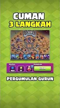 Just 3 Steps to Complete! #clashofclans #coc #latestcocchallenge