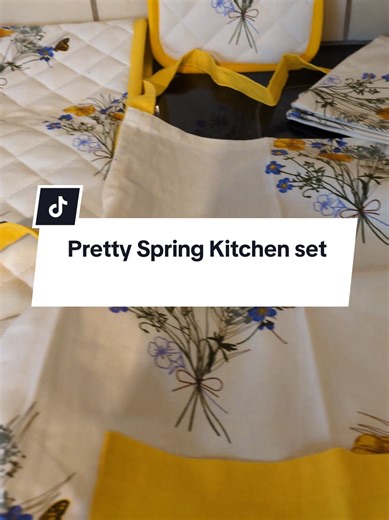 5 piece kitchen set #kitchen #oven #apron #cook