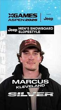 Markus Kleveland Silver Medal run in the Jeep Men's Snowboard Slopestyle at X Games Aspen 2026
