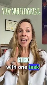 STOP multitasking to improve Brain Health