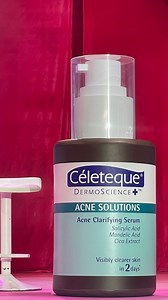 Rushing to check out the new Céleteque Acne Solutions Acne Serum at Beauty Con to get clearer skin in 2 days 🛒💨 | Céleteque