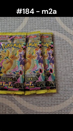 Pokemon packs opening 184- m2a, mega dream