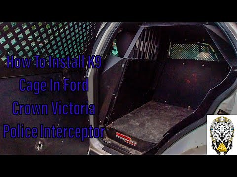 How To Install K9 Cage In Ford Crown Victoria Police Interceptor P71