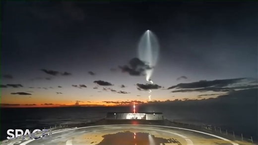 Spacex Drone Ship Captures Amazing View Of Falcon 9 Launch  Landing