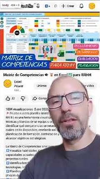 Matriz de Competencias🎓🏅en Excel✅ #excel #plantillas
