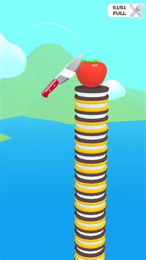 Slice It All Gameplay! Satisfying ASMR slicing game Level 845 #sliceltall #short