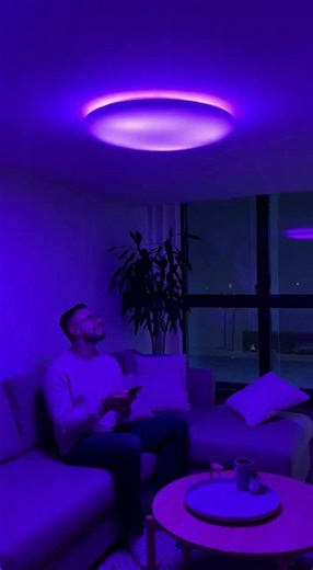 RGB-Deckenleuchte für modernes Design und smartes Licht