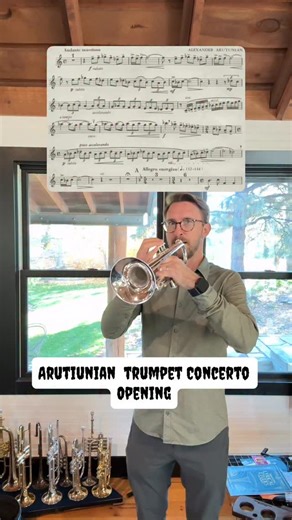 Alexander Arutiunian’s Trumpet Concerto 🎺 (yes, that’s the correct spelling!) — a request from my high school section mate, Gregg Hunkins. This piece has always been a tricky one for me. I first started learning it back in high school and performed it as an undergrad, long before I had the command and control I do now. Funny thing is, even today it still presents unique challenges—not because of the notes themselves, but because of how I first learned it. I’ve talked with a lot of professional 