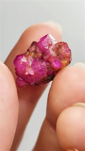 18.50ct Natural Ruby Crystal Cluster – Terminated Formation from Luc Yen, Vietnam – Red Energy Stone – Collectible Mineral Specimen