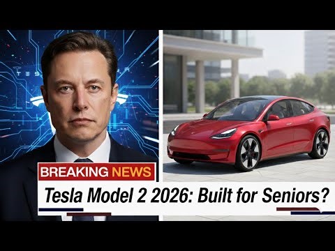 Tesla Model 2 2026 FINALLY Revealed Designed for Seniors Why Elon Calls It the “People’s Car
