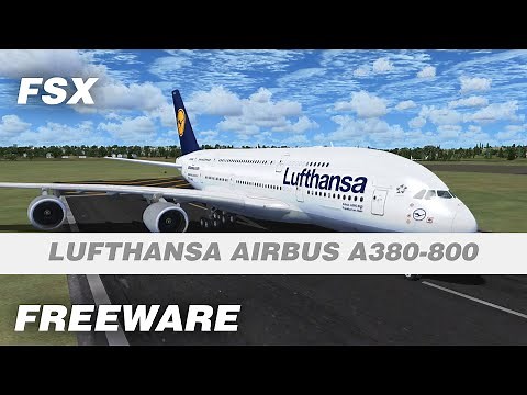 Lufthansa Airbus A380-800 Freeware Add-on for FSX