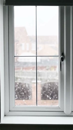 ❄️ Snowfall Outside a Quiet Window | Soft Winter Calm