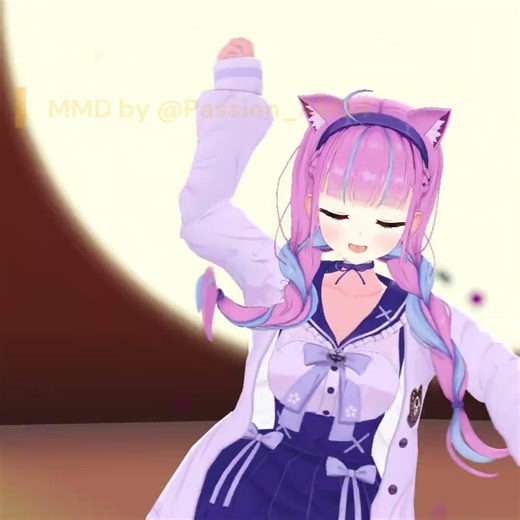 『Luka Luka★Night Fever』湊あくあで『ルカルカ★ナイトフィーバー』【ホロライブMMD】
