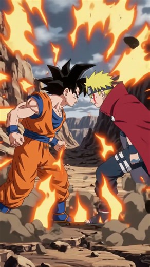 Goku vs naruto@fight#edit#