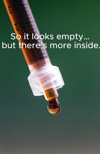 Why RSO syringes feel empty when they’re not