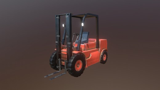 Forklift - Download Free 3D model by Ethian74 (@mansta9)