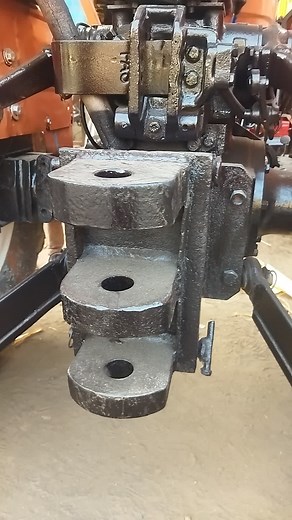 Close-Up of Worn Mechanical Components in Action