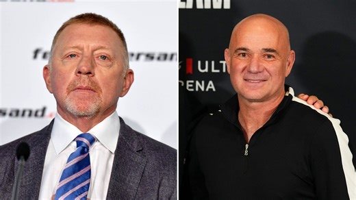 Boris Becker drops 1-word reaction to Andre Agassi's surprise French Open role