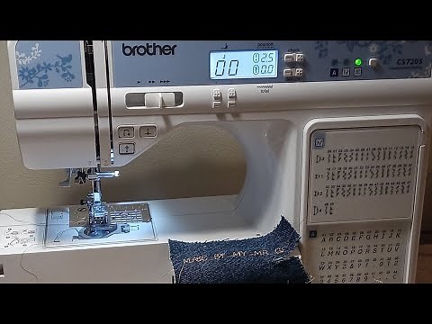 Basic tutorial for beginners 🔰 on Brother CS7205
