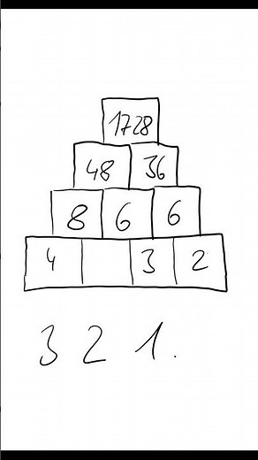 Zahlenpyramide - Beispiel 3