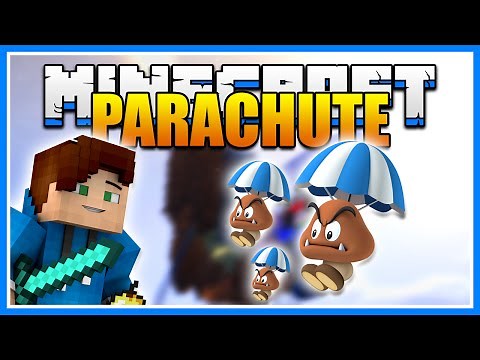 Minecraft PARACHUTE Mod Showcase! Automatic Deploying Parachutes! (Minecraft 1.9.4 Mod Tutorial)