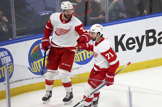 "Massive W" - NHL fans react to encouraging Dylan Larkin injury update following knockout hit