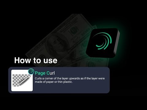 How to use Page Curl effect in Alight Motion (for beginner's)
