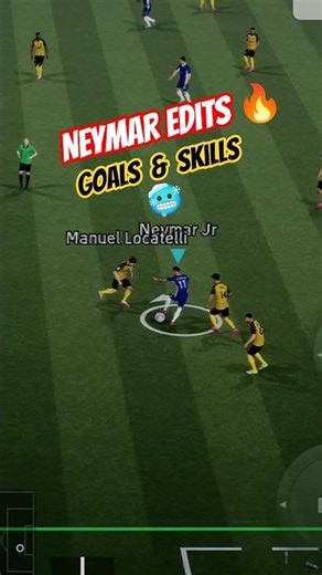 neymar edits 🔥 skills and goals 🥶 #pes #efootball #shorts #phonk