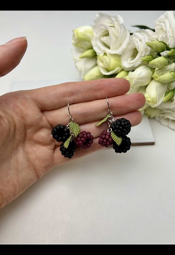 Juicy Berry Earrings: DIY Handmade Jewelry Tutorial