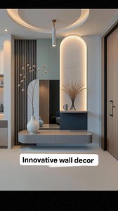 4.9K views · 30 reactions | Innovative wall decor design idea Wall decoration Wall decor Wall art #reelsfbシ #fbreelsfypシ゚ #homedecor #LuxuryLiving #interiordesign #walldecor | Unique Decor Ideas | Facebook