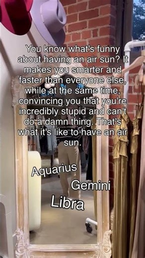 Does this apply to air moons and rising signs too #astrology #astrologymemes #airsign #aquarius