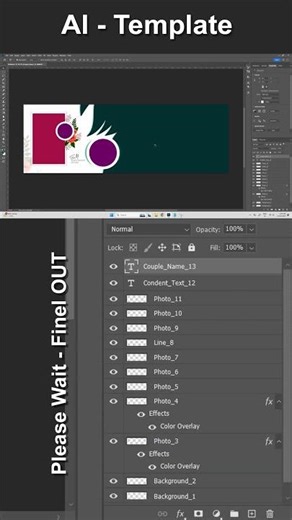 AI Prompt Based Wedding Album Designing 😍 | Photoshop Tamil